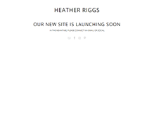 Tablet Screenshot of heatherriggs.com